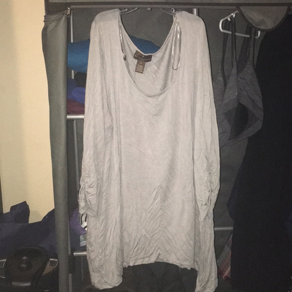 Gray Work Blouse